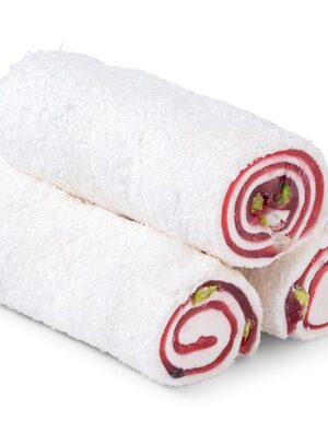 Milk And Pomegranate Pistachio Rolls