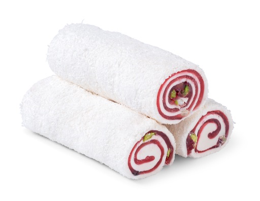 Milk And Pomegranate Pistachio Rolls